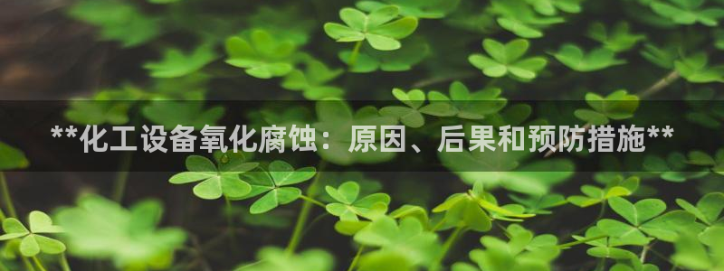 新城平台负责人名单：**化工设备氧化腐蚀：原因、后