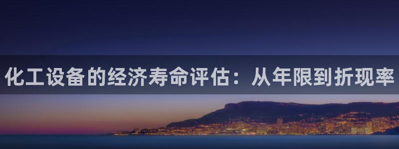 新城平台登录入口官网下载手机版：化工设备的经济寿命评估：从年